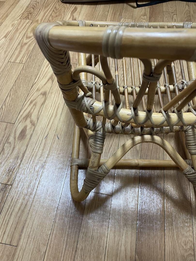 ラタンチェア  キッズチェア　 籐家具　アジアン　椅子　アンティーク　籐椅子