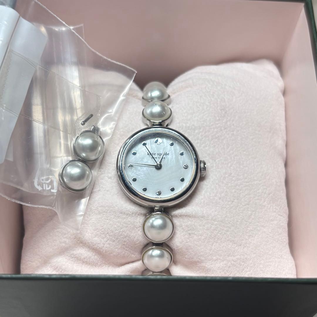 kate spade パール ブレスレット 時計 腕時計