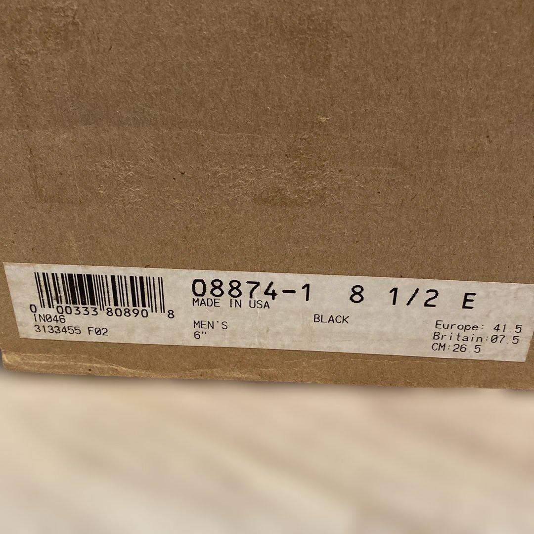 RED WING ブラックスウェードワークブーツ