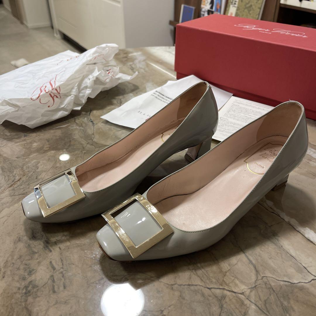 ♥美品＊Roger vivierオープントゥ♥ Roger Vivier オープントゥパンプス