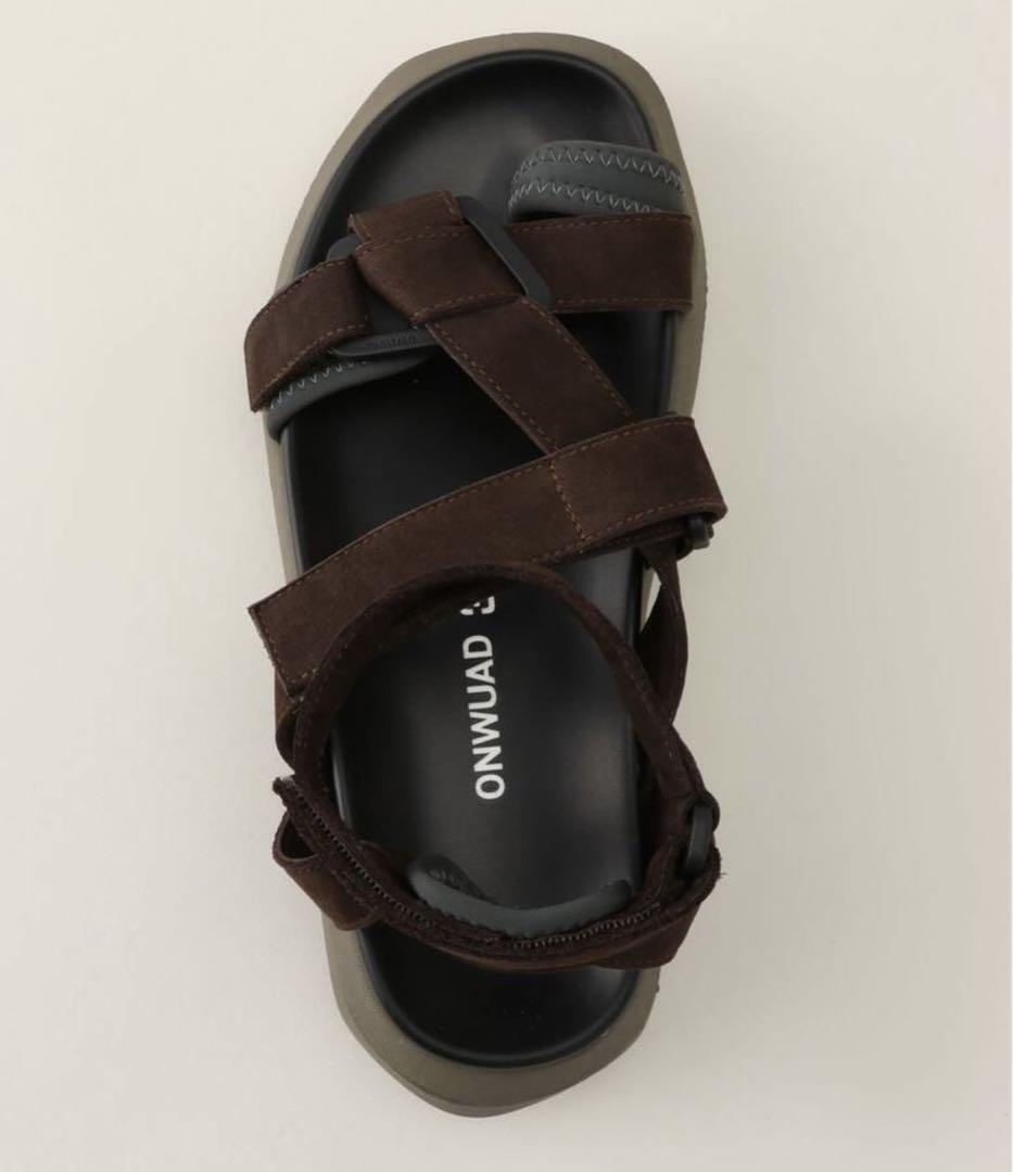 【ONWUAD / オンウァッド） CROSS BELT SANDAL