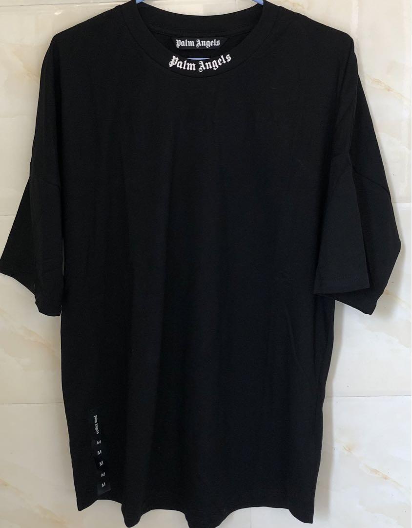 palm Angels パームエンジェルスTシャツ半袖男女兼用 ブラックＭ