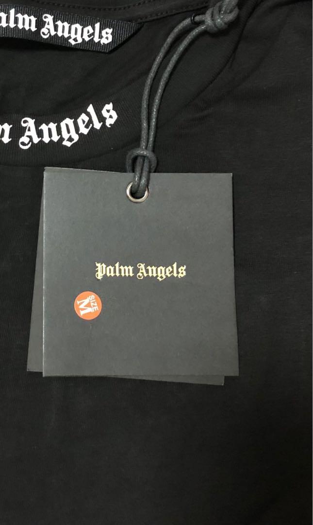 palm Angels パームエンジェルスTシャツ半袖男女兼用 ブラックＭ