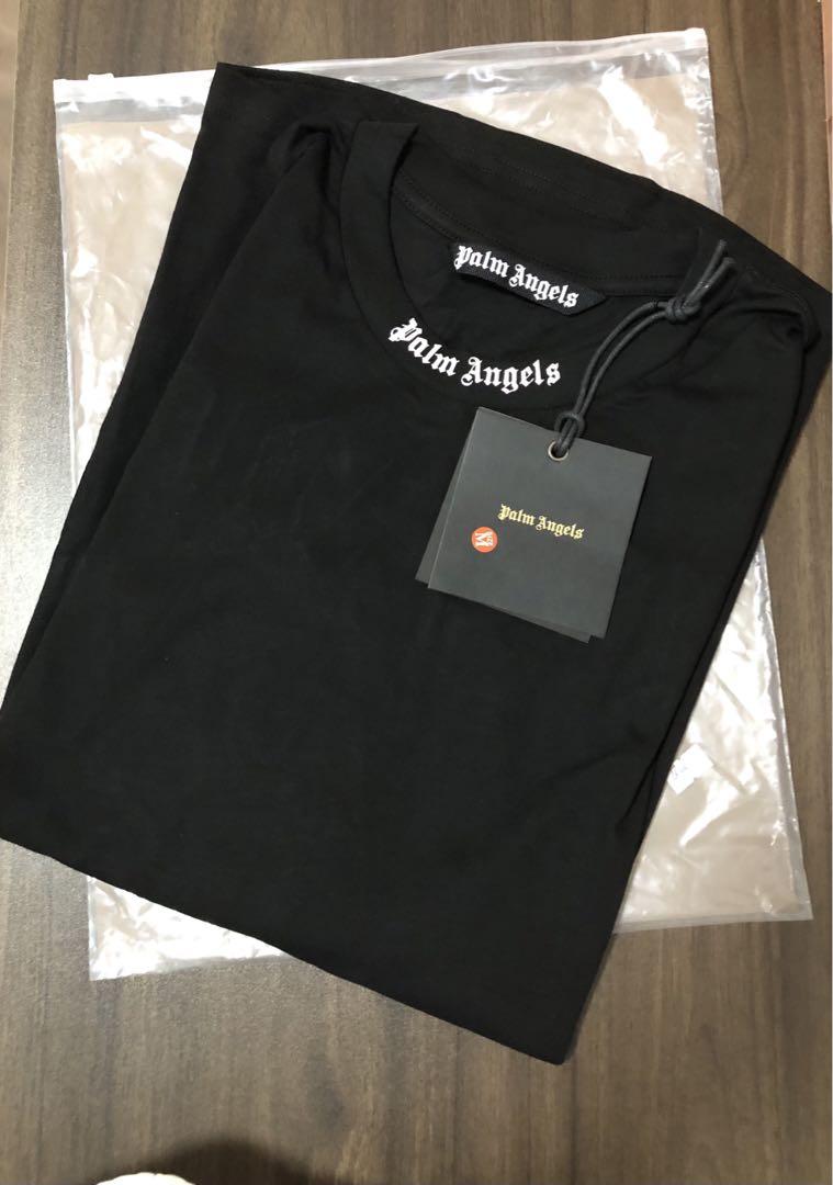 palm Angels パームエンジェルスTシャツ半袖男女兼用 ブラックＭ