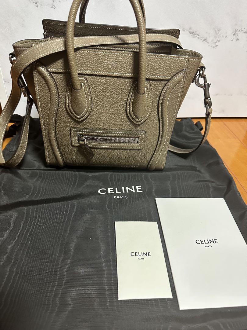 SALE】廃盤 CELINEナノラゲージバッグ/スリ