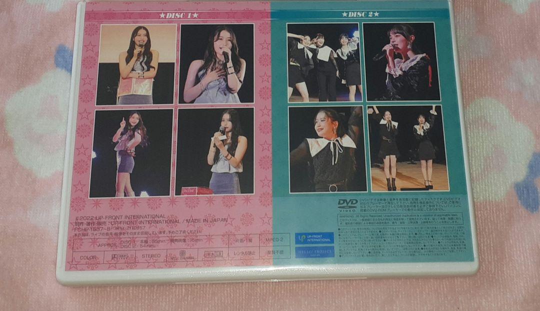佐々木莉佳子 上國料萌衣 2022 FCイベントDVD りかみこ アンジュルム