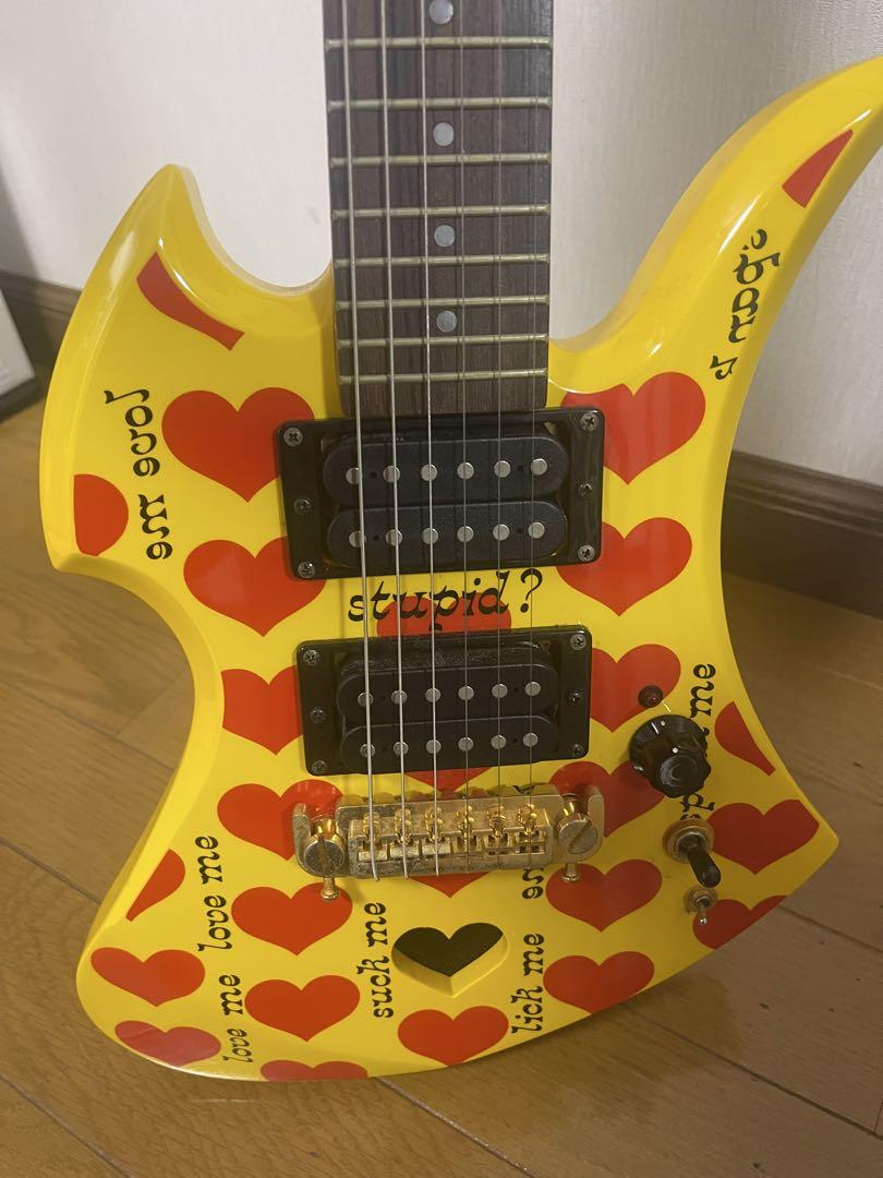 Burny YH-JR hide イエローハートJr.アンプ内蔵ミニギター