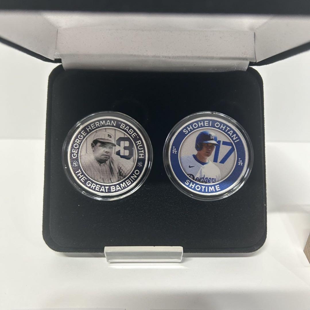 大谷翔平 ベーブ・ルース レジェンドコラボ プレミアムコインセット 限定 大谷翔平 ＆ ベーブ・ルース レジェンドコラボコレクション」を