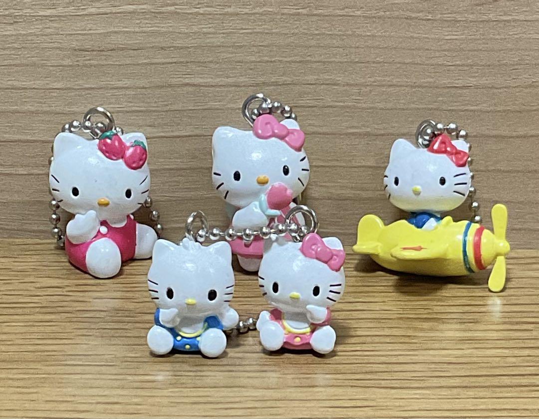 サンリオ ハローキティ ガチャ ポールチェーンマスコット ４点セット
