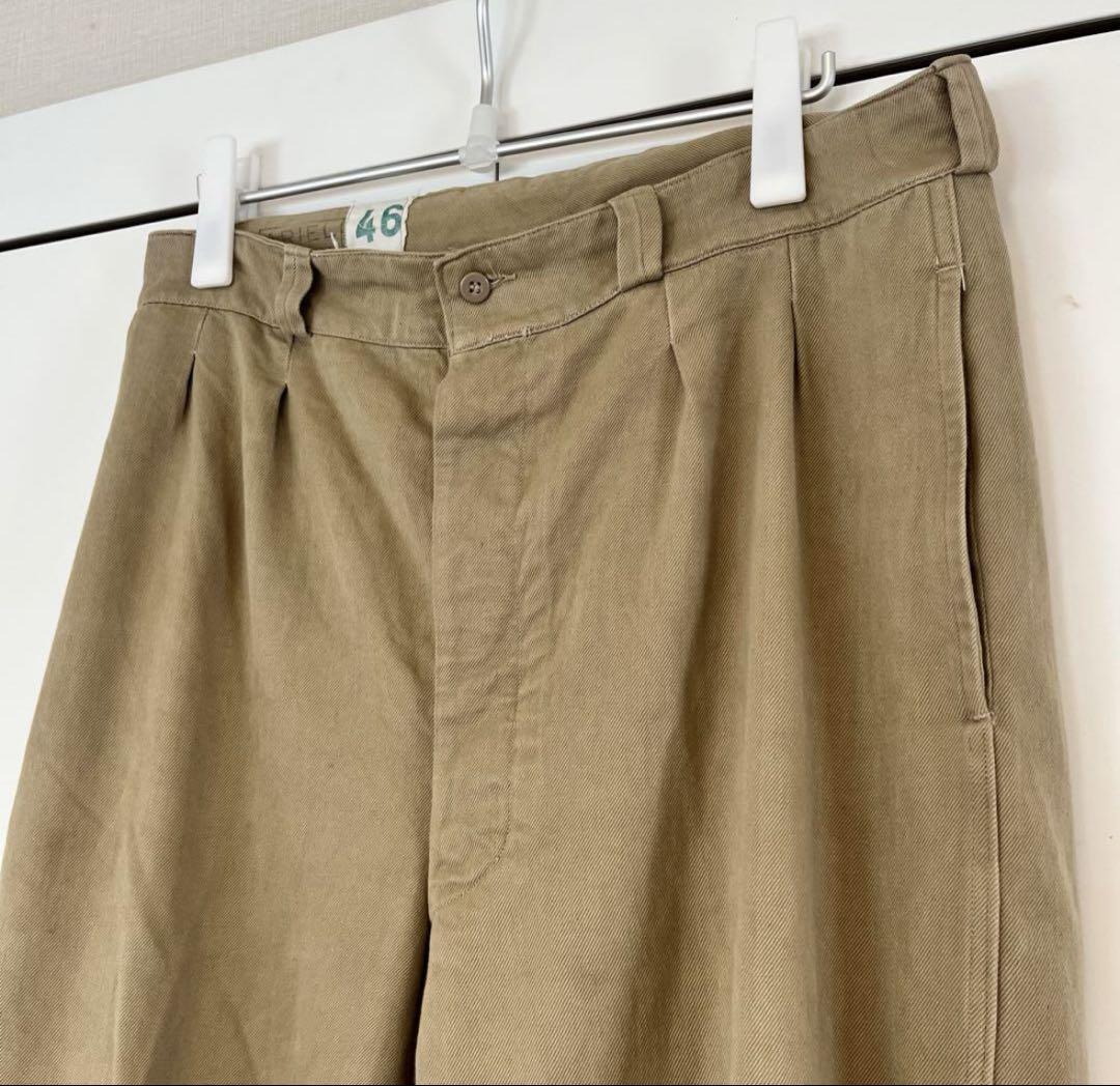 50s FRENCH ARMY M-52 CHINO チノトラウザー フランス軍 フレンチチノ チノパン M-52 M52 アーミーチノ