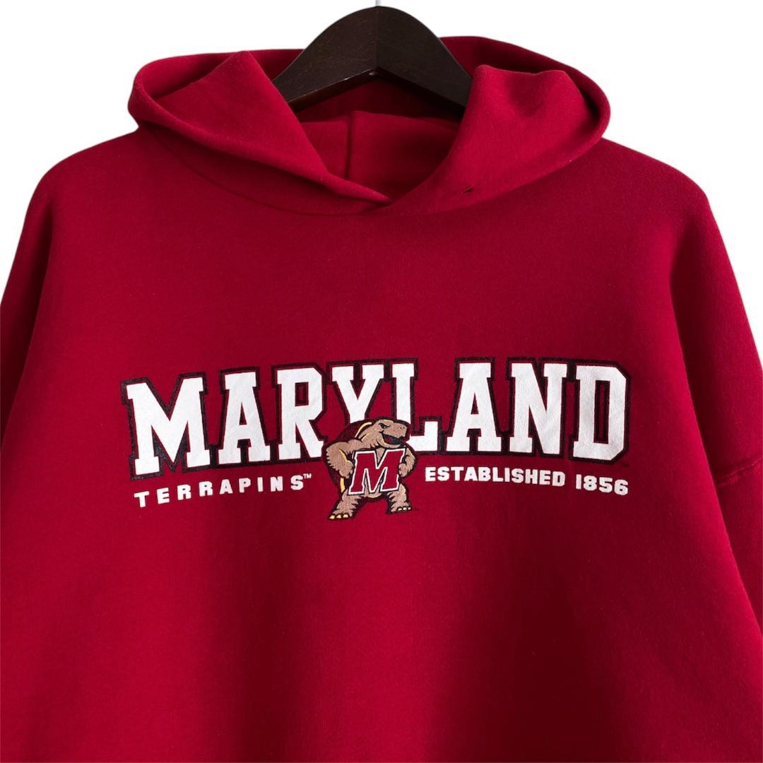 ラッセルアスレティック MARYLAND カレッジパーカー プルオーバー レッド