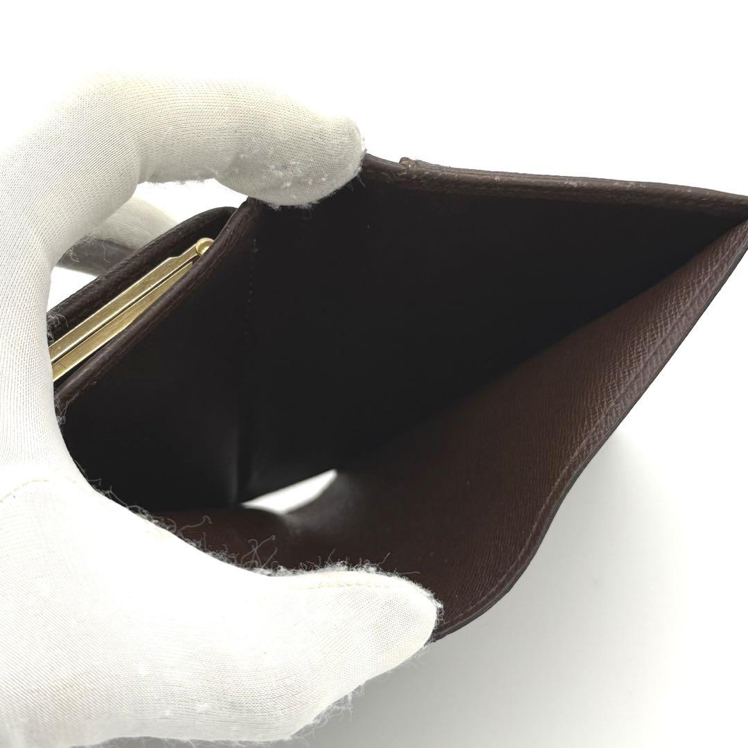 超美品✨ルイヴィトン ダミエ ヴィエノワ がま口財布 コンパクト財布