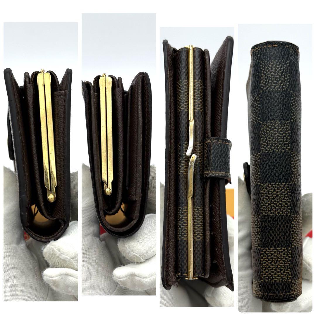 超美品✨ルイヴィトン ダミエ ヴィエノワ がま口財布 コンパクト財布