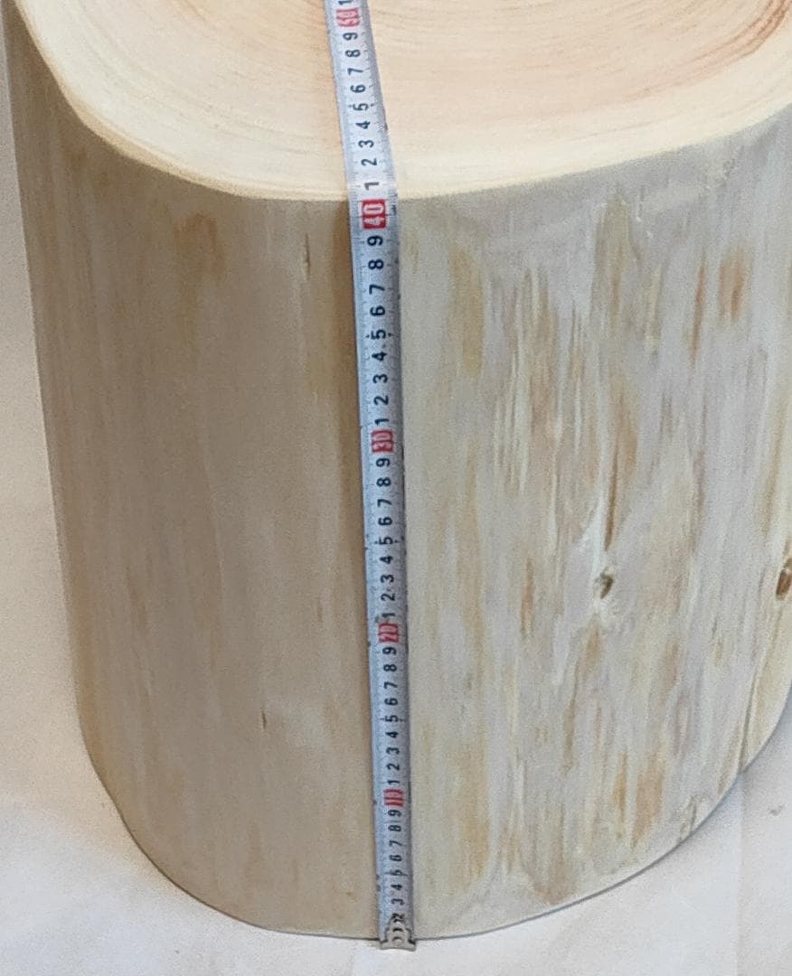 たむさんご専用) 伊豆産ヒノキ椅子(高さ40cm・直径36cm) | www