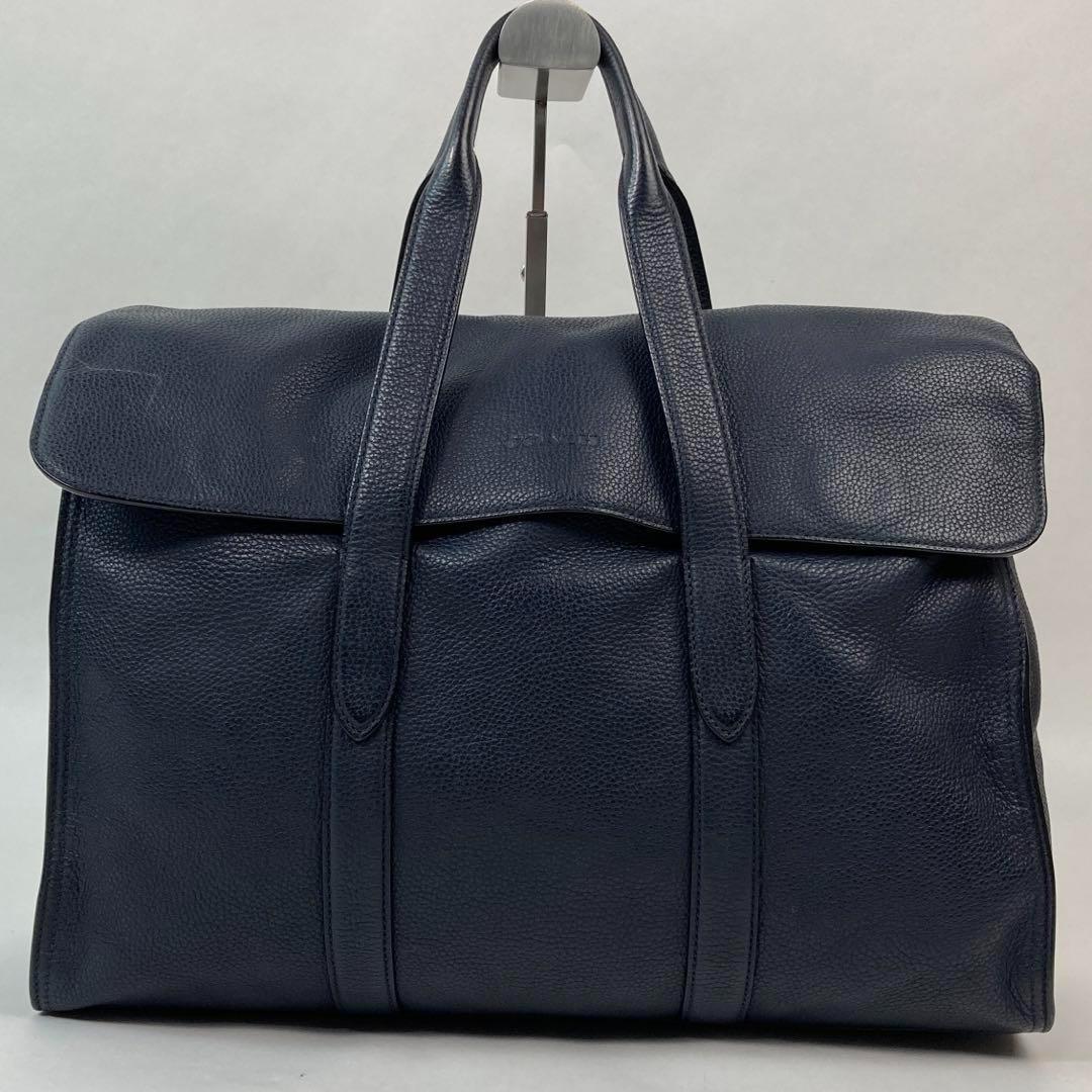 【美品・2way・A4】COACH メトロポリタン ポートフォリオ レザー 紺