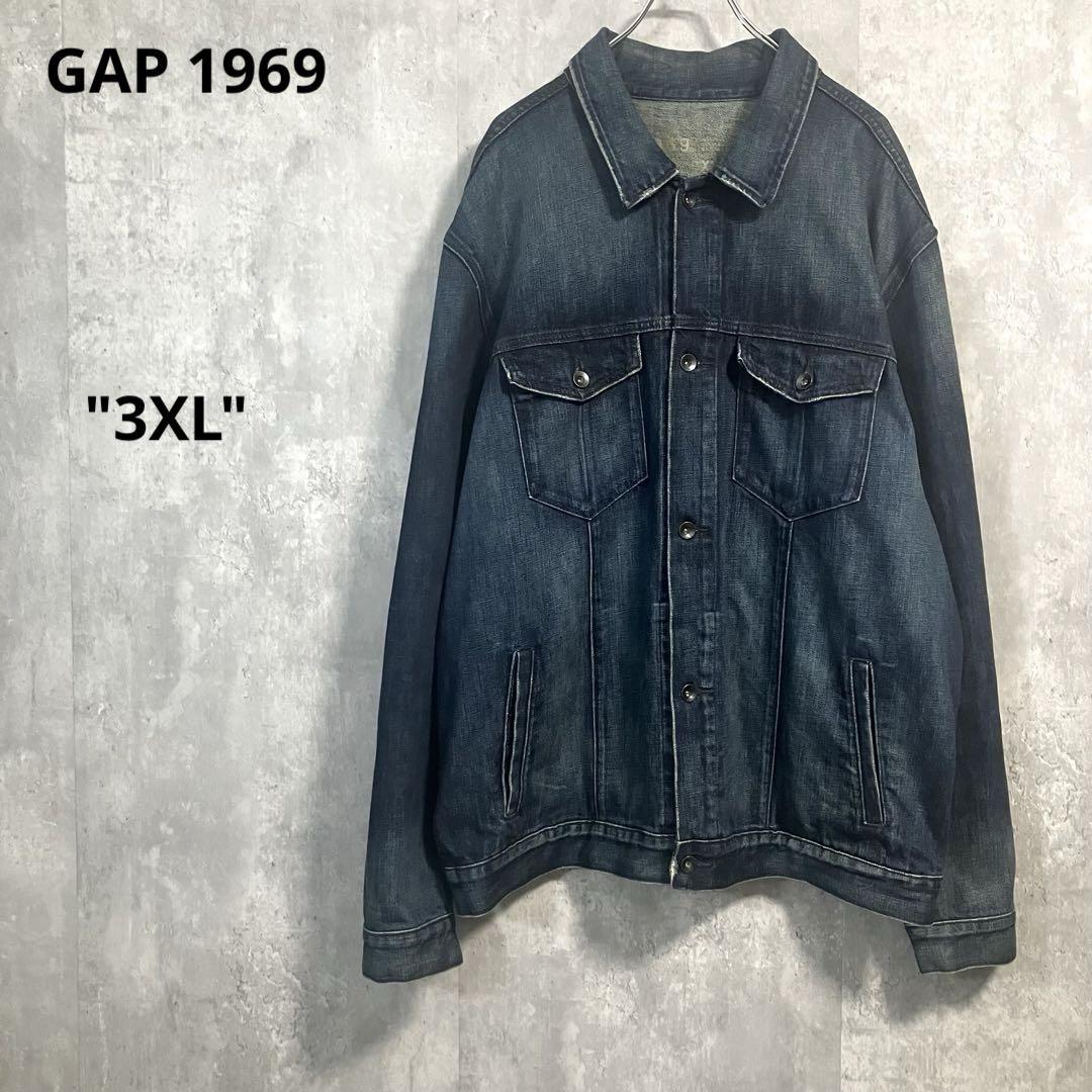 GAP 1969 デニムトラッカージャケット　3XLヴィンテージ加工2012AW
