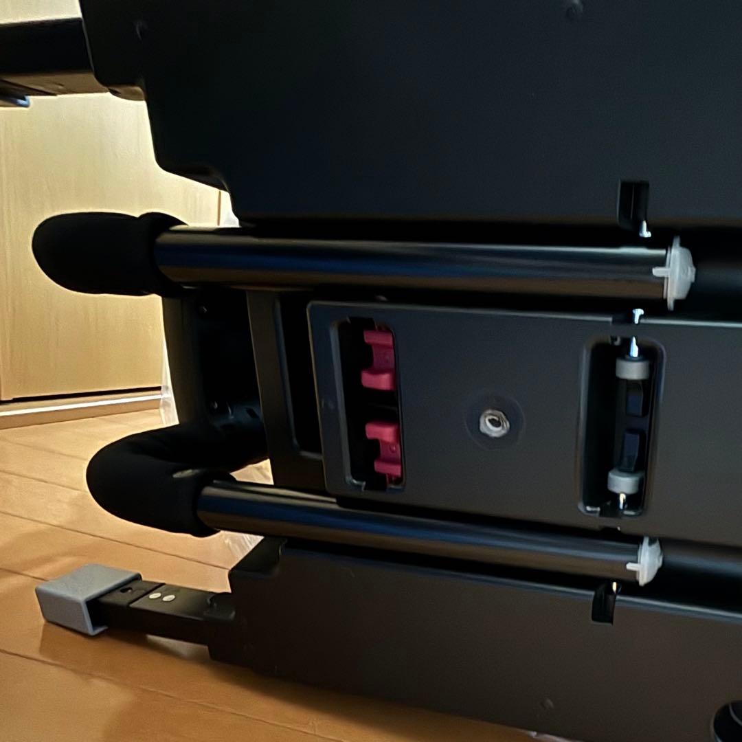 【美品】エールベベ・クルット6i プレミアム デニムブルー　ベビーミラー付き から使える ベビー・キッズ 美品エールベベ・クルット6i