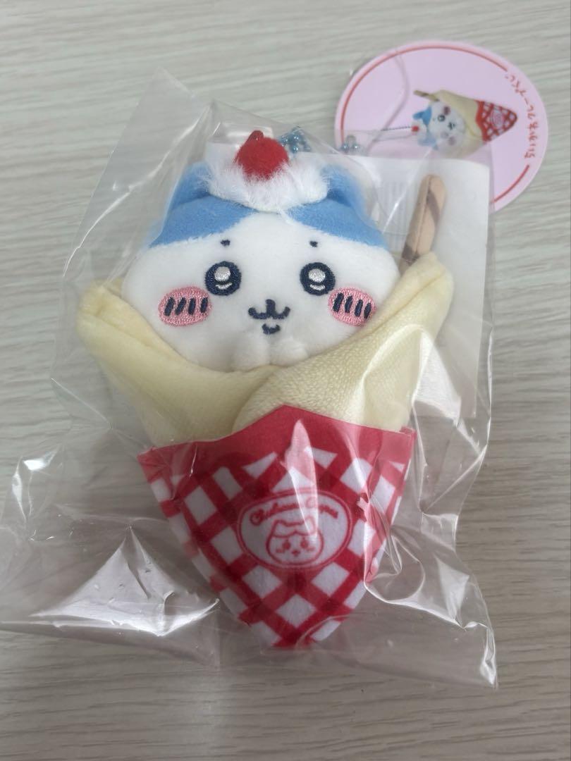 ちいかわ - ハチワレ　クレープ　マスコット　未開封　新品　ちいかわ　クレープくじ　C賞 ちいかわハチワレクレープマスコット