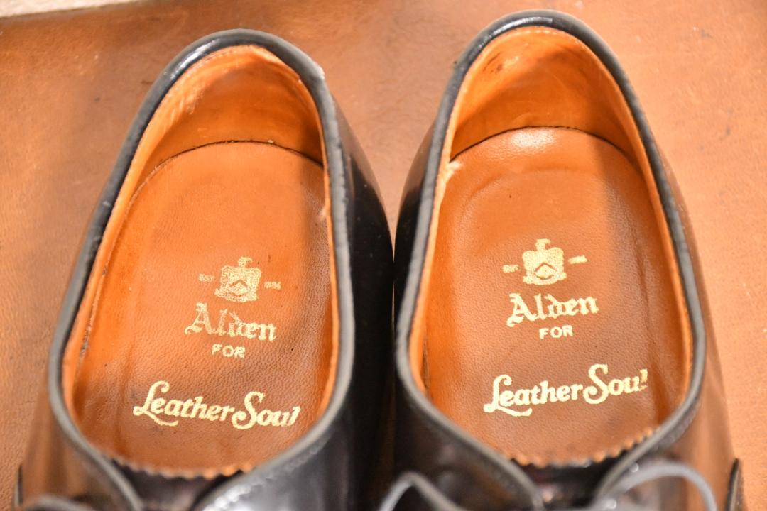 靴 ALDEN #9341 cordovan 6B/D 24cm