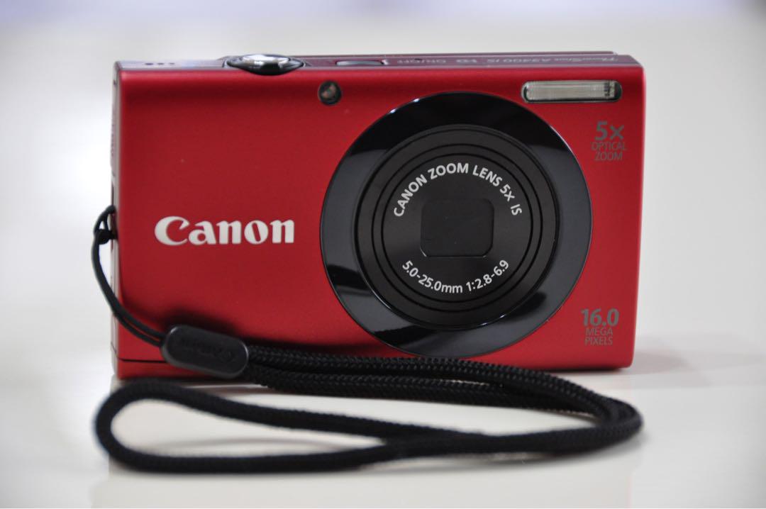 【美品】Canon（キャノン）PowerShot A3400 IS レッド