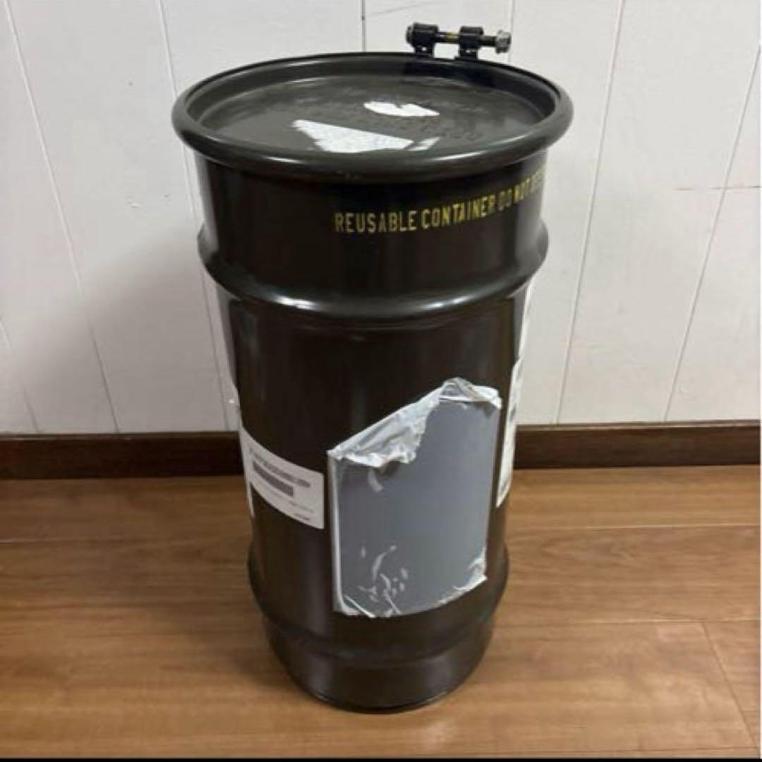 美品　米軍　実物　ペール缶　ドラム缶　ODグリーン　送料無料 米軍 実物 ペール缶 ドラム缶 ODグリーン 送料無料 - メルカリ