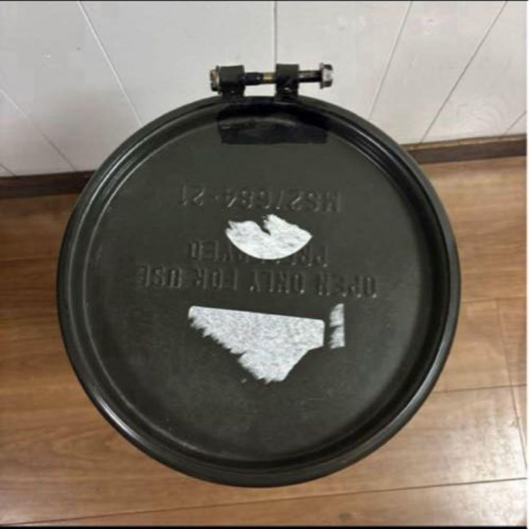 美品 米軍 実物 ペール缶 ドラム缶 ODグリーン 送料無料 米軍 実物 ペール缶 ドラム缶 ODグリーン 送料無料 - メルカリ