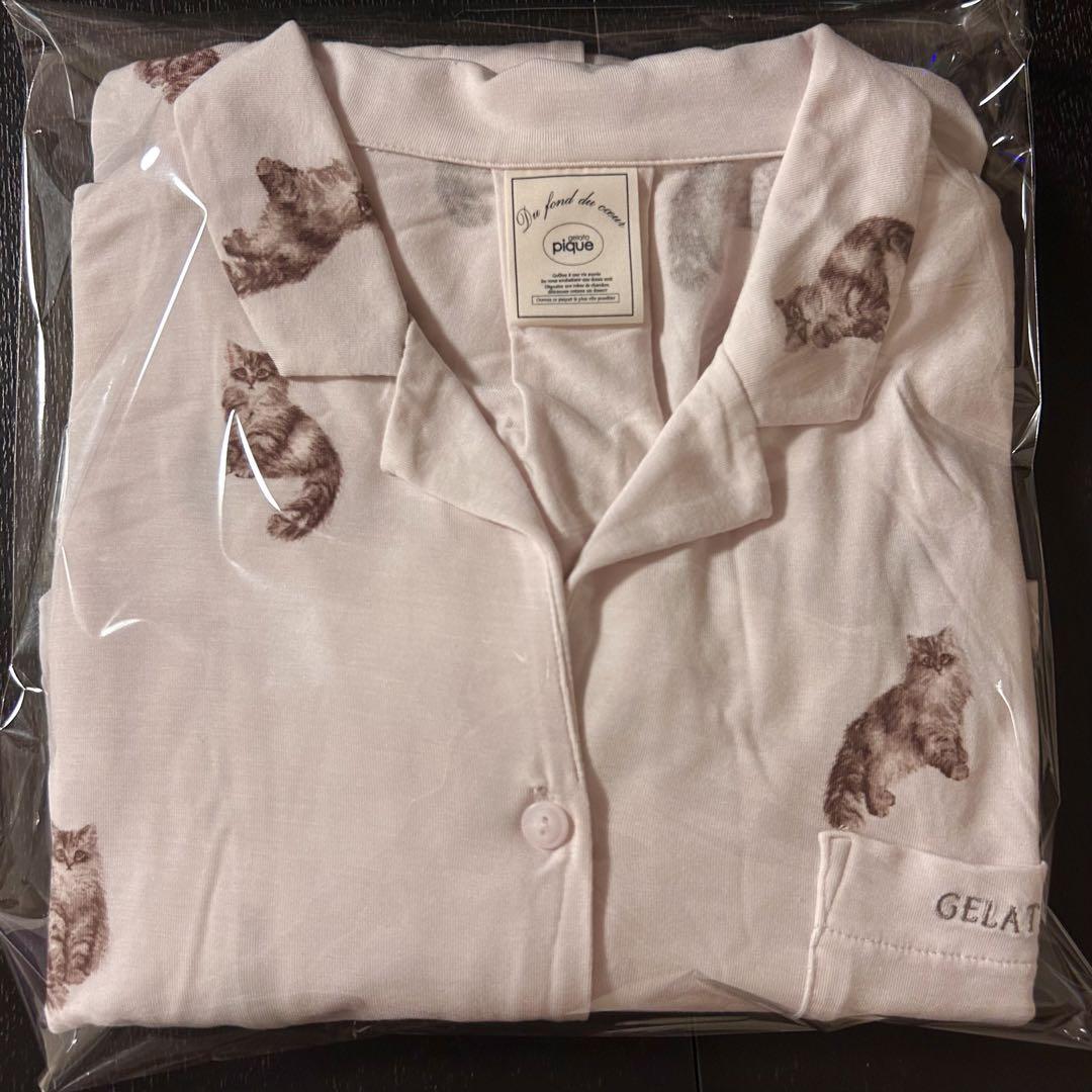 完売品！gelato pique CAT柄シャツ ＆CAT柄ショートパンツ