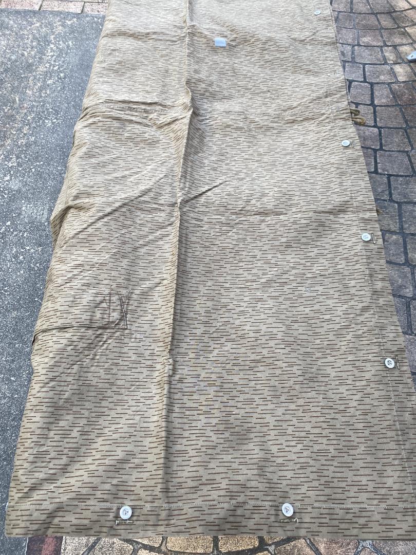★ USED 東ドイツ軍 ポンチョテント ターポリン 軍幕 タープ １枚★