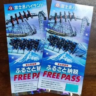 最新富士急ハイランドフリーパス2枚有効期限2023年3月31日 割引不可 即 販売代理店 富士急ハイランド 【有効期限2023年3月31日】 フリーパス2名様分 遊園地/テーマパーク