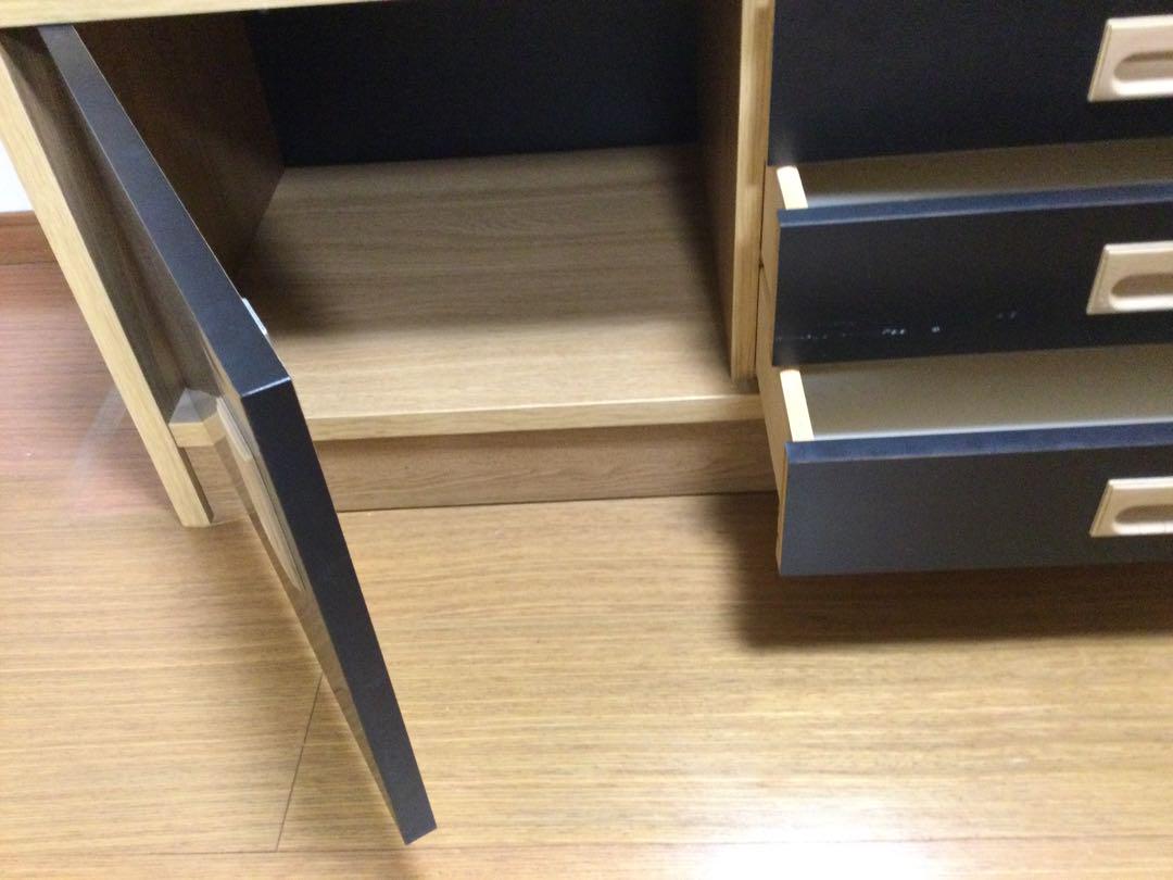 木製　大型書棚　昭和アンティーク　ガラス　本棚