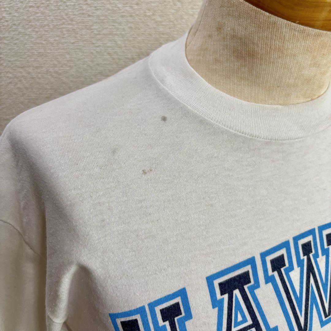 USA製 90s Hanes ヘインズ 半袖Tシャツ M ハワイ ナンバリング