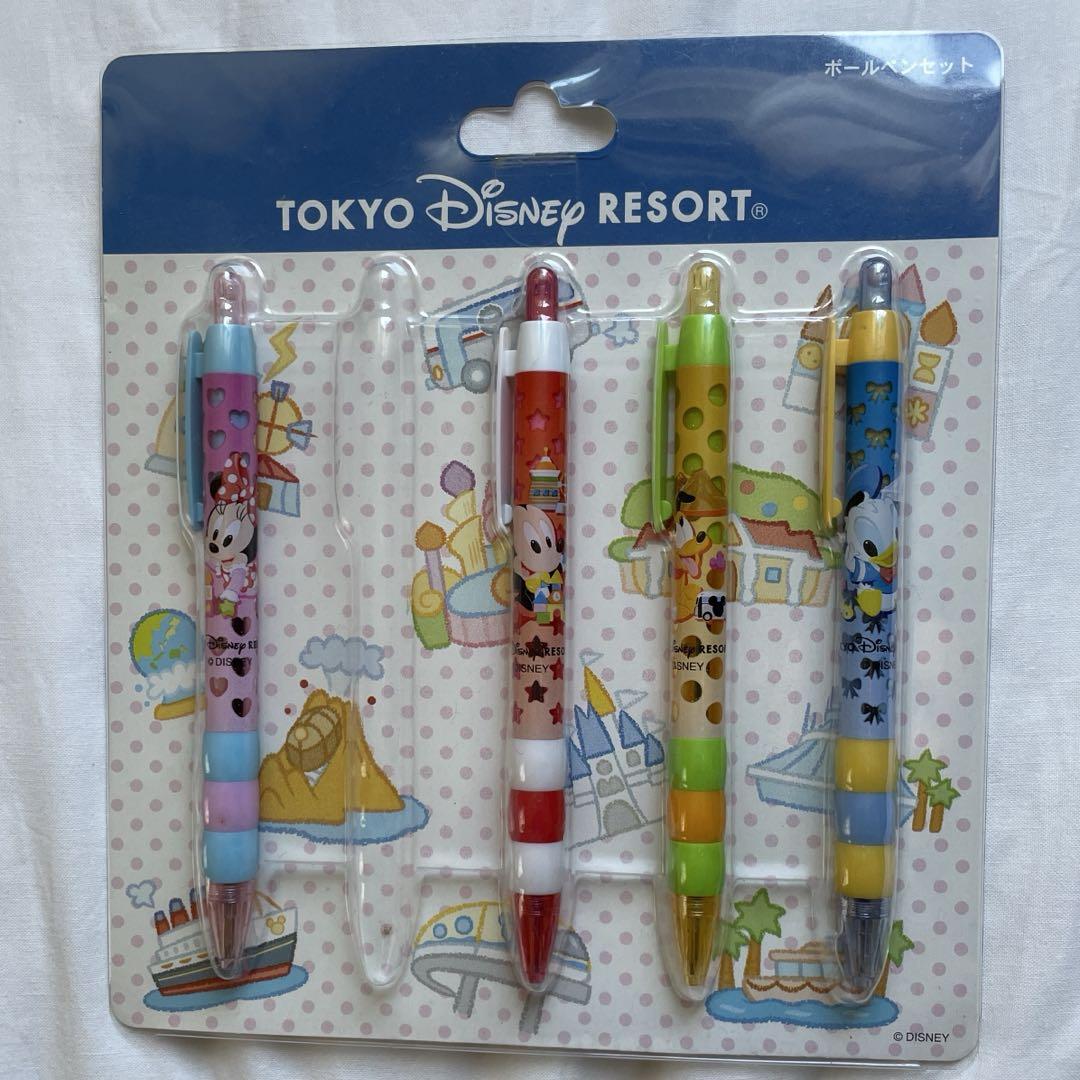 ディズニーリゾート⭐︎非売品　ボールペン　希少　未使用品 未使用品】ディズニーリゾートボールペン4本セット - メルカリ