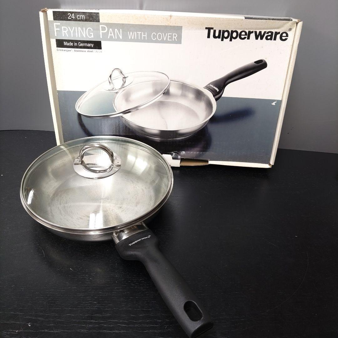 ☆未使用品☆ Tupper ware 24cmフライパン(ふた付)