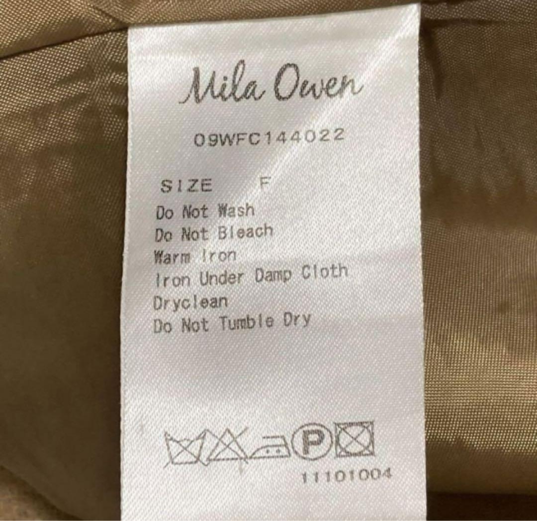 美品　ミラオーウェン　エコムートン ファー ダッフルコート フード付　牛革ループ Coat Collection Snap │ Mila Owen（ミラ オーウェン）公式サイト