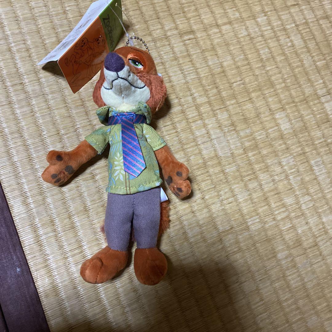 ズートピア ニック ジュディ ぬいば ぬいぐるみバッジ ディズニーランド