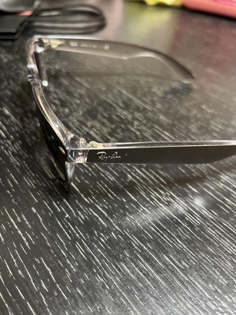 Ray-Ban RB2132 サングラス クリア/ブラック