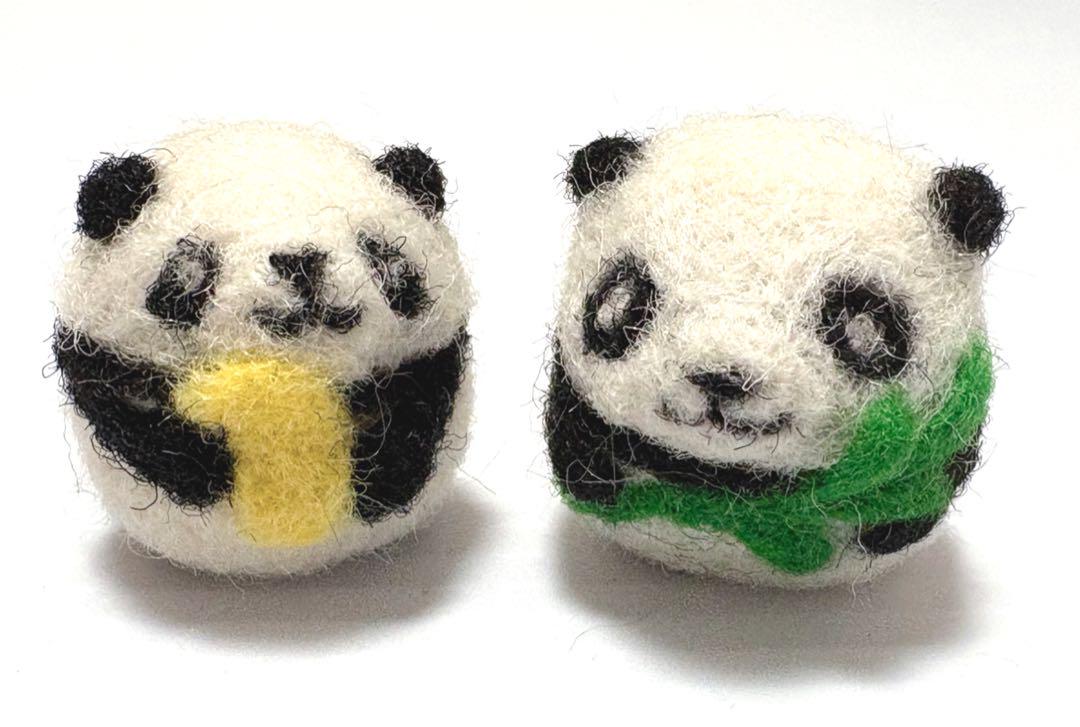 専用ページ　七夕作品 笹飾り持ったパンダちゃん　羊毛フェルト 専用ページ 七夕作品 笹飾り持ったパンダちゃん 羊毛フェルト