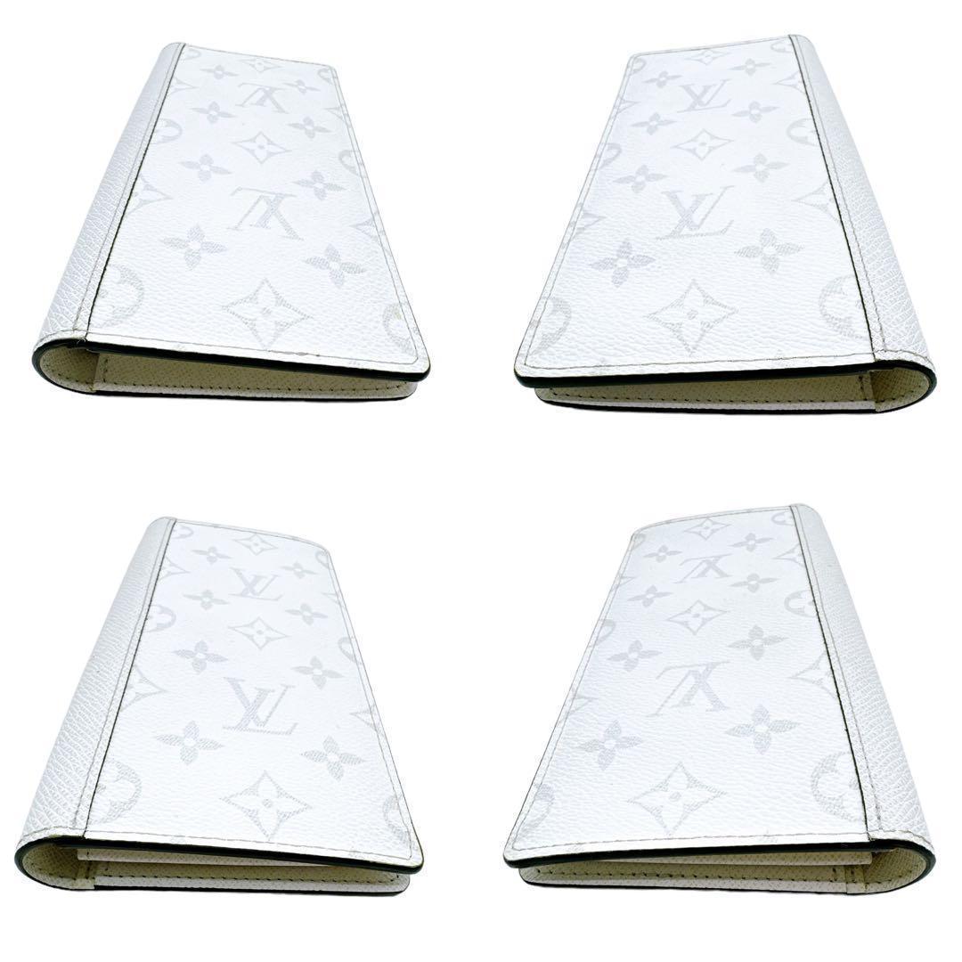 ルイヴィトン M30298タイガラマ ポルトフォイユブラザ 長財布 ホワイト