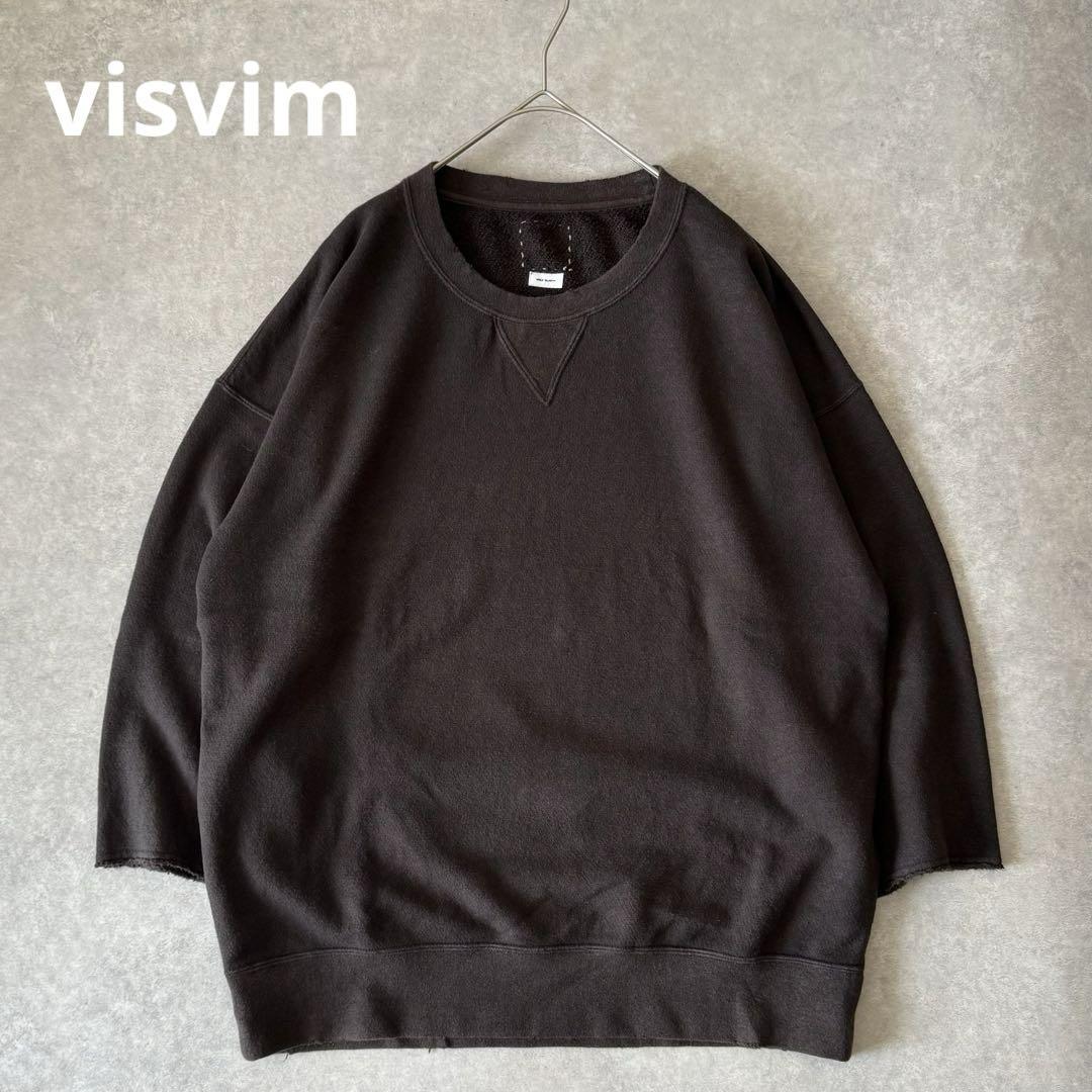 visvim ヴィズヴィム ビズビム JUMBO SWEAT 3/4 スウェット 画像1