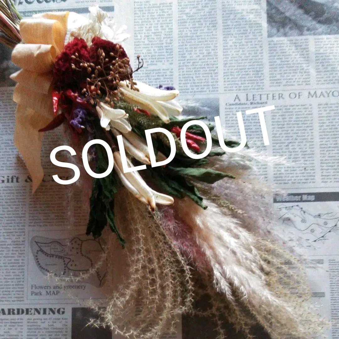 主役は私スワッグ58cm ドライフラワースワッグ LLサイズ ミナヅキ | Pluie Flower