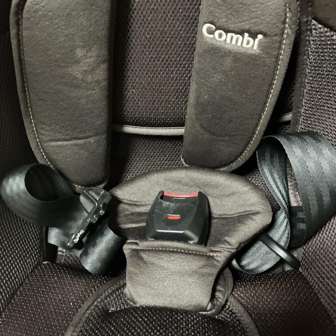 Combi 回転式チャイルドシート ブラック　クルムーヴ　ISOFIX BD