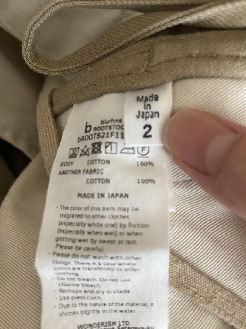 パンツ blurhms Chino Pants  LightBeige