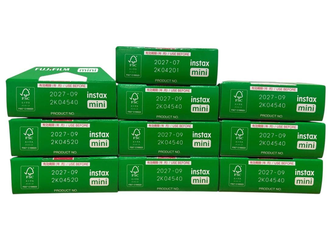 新品未開封 フジフイルム チェキフィルム instax mini 10枚×10箱 新品未開封 フジフイルム チェキフィルム instax mini 10枚×10箱