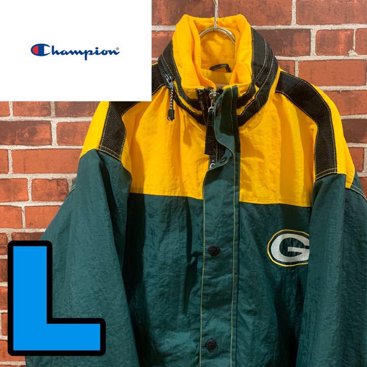 H1285 GREEN BAY PACKERS スタジャン オーバーサイズ ロゴ