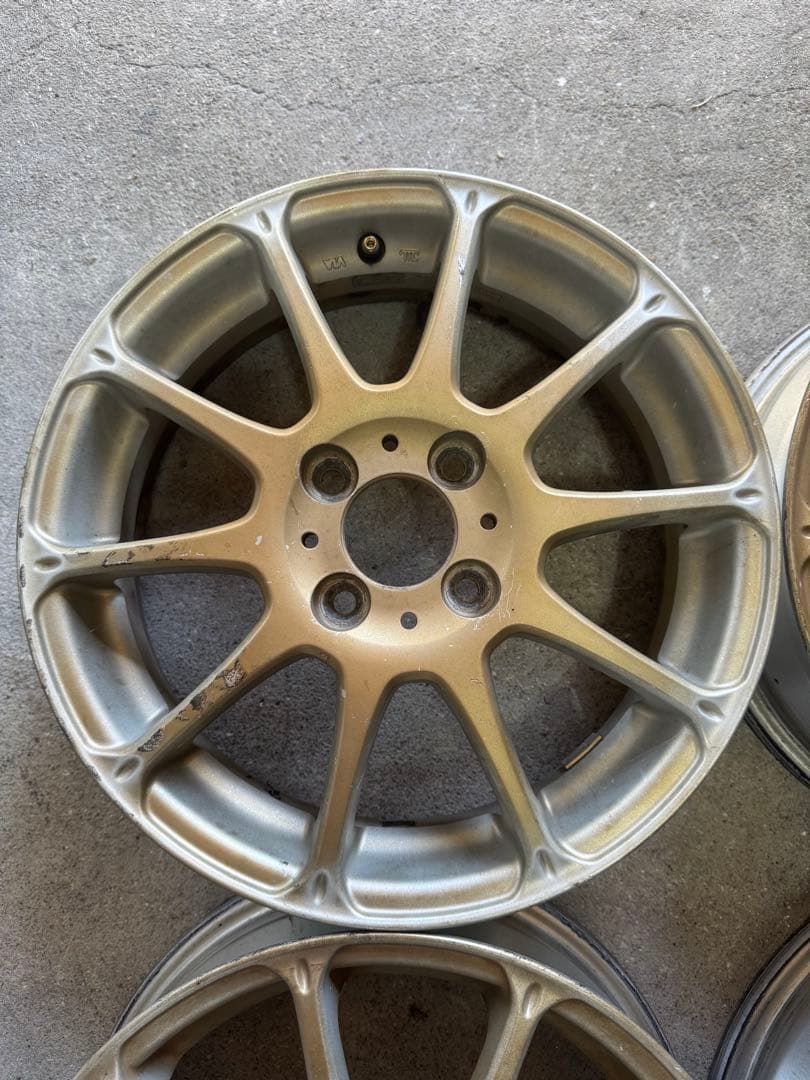 値下げ エーテック 15インチ 4.5J PCD100 +43 軽量 ホイール