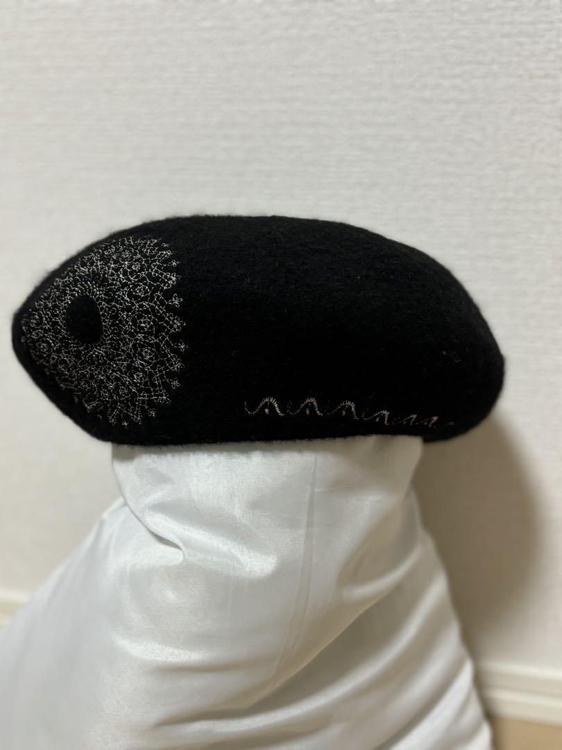 CA4LA ベレー帽　カシラ　エンブロイダリー　刺繍