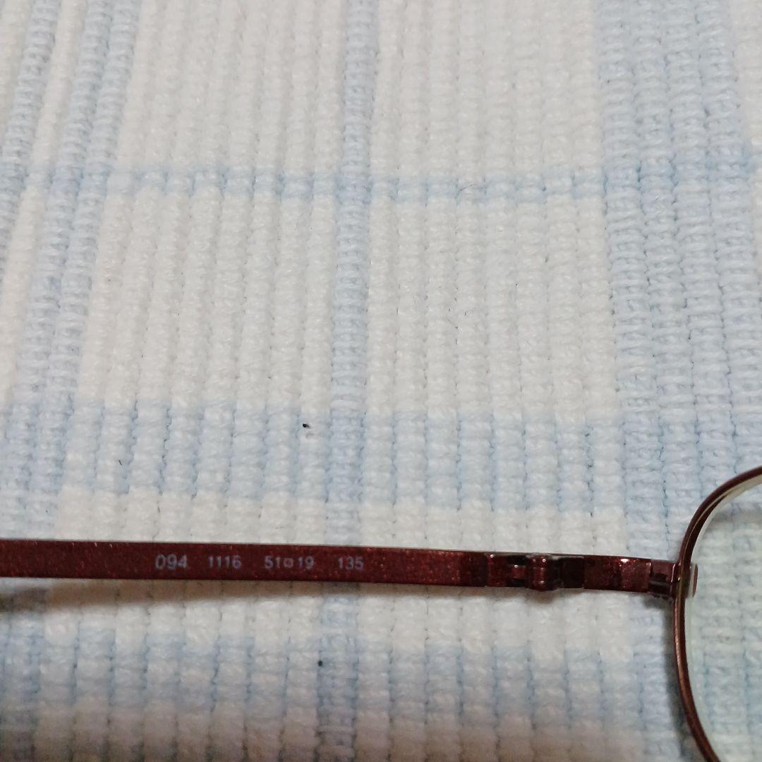 EMPORIO ARMANI イタリア製　メガネ　レッド
