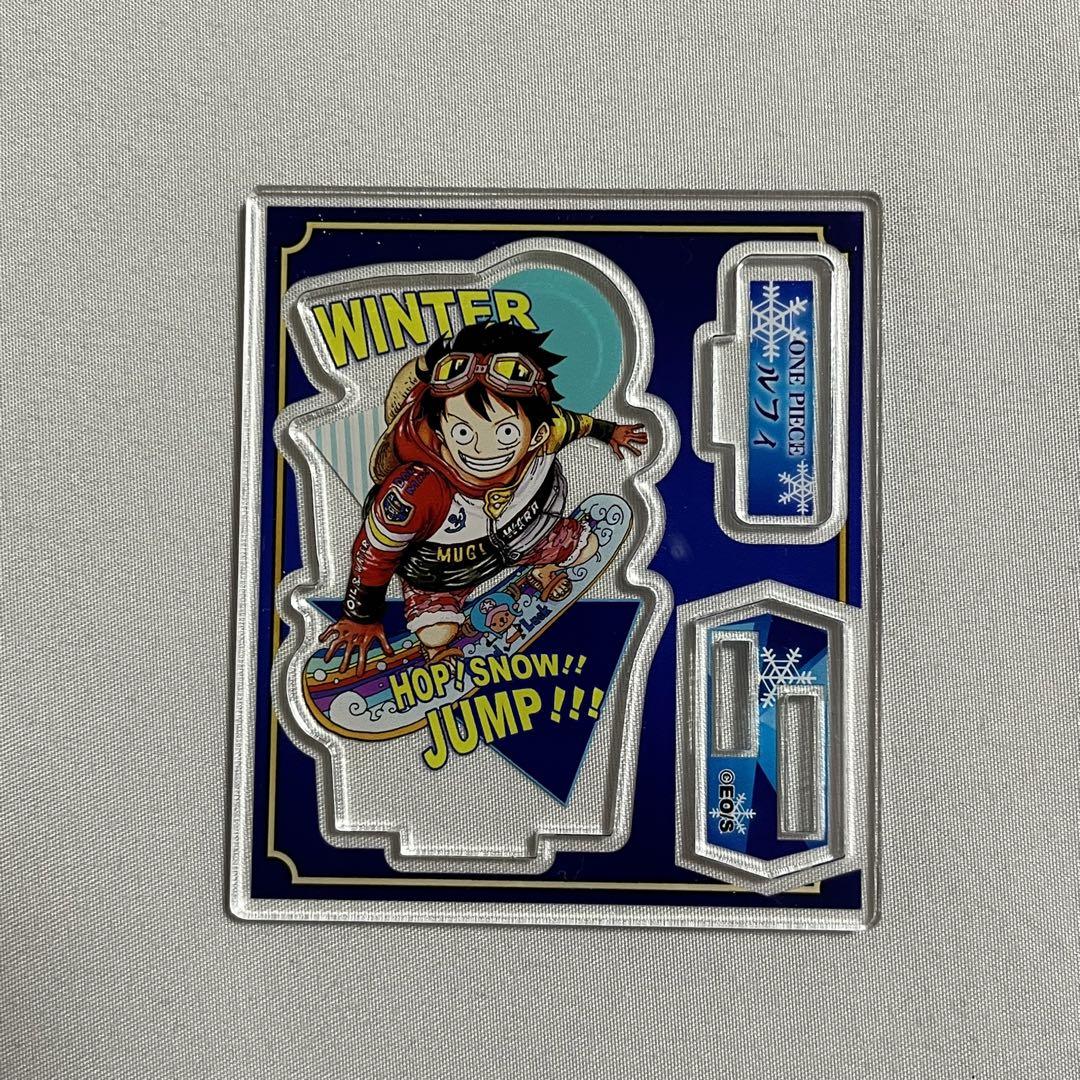 ジャンプフェスタ ワンピース ルフィ アクリルスタンド 冬 ve