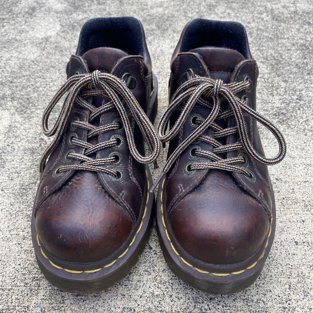 Dr.Martens ドクターマーチン モンキーブーツ レースアップブーツ 茶