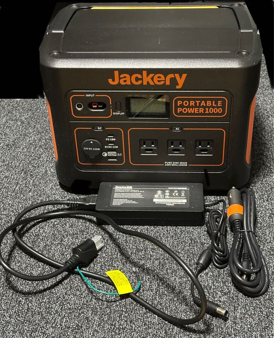 Jackery ジャクリ ポータブル電源 PTB-101 発電機 動作 済